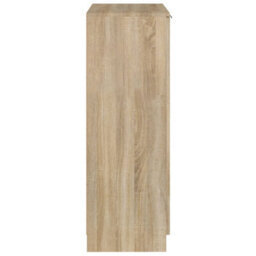 Berkfield Shoe Cabinet Sonoma Oak 59X35X100 Cm Engineered Wood - thumbnail 7