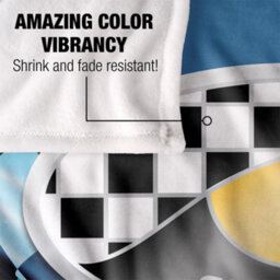 Carroll Shelby Silky Eye Supersoft Blanket Multicoloured (One Size) - thumbnail 4