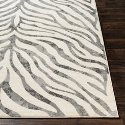 Livabliss City-Animal Print Grey Beige Black Boho Zebra Pattern Living Dining Bedroom Rug 120 X 170 Cm Easy Care, Non Shedding - thumbnail 5
