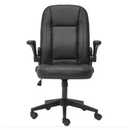 Levede Office Computer Chair Pu Leather Swivel Recliner  Flip-Up Armrests - thumbnail 3