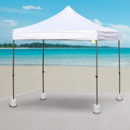 Outsunny Tent Weight Base 4Pcs Gazebo Foot Leg Anchor Weights Marquee White - thumbnail 1