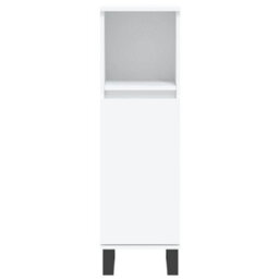 Berkfield 3 Piece Bathroom Furniture Set White Engineered Wood - thumbnail 8