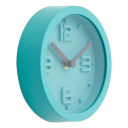 Orsina Elko Cyan Finish Embossed Wall Clock - thumbnail 2