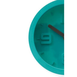 Orsina Elko Cyan Finish Embossed Wall Clock - thumbnail 3