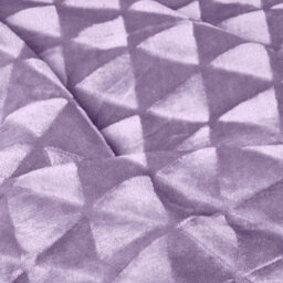 Homescapes Lavender Purple Geometric Triangle Velvet Throw 130 X 160 Cm - thumbnail 4