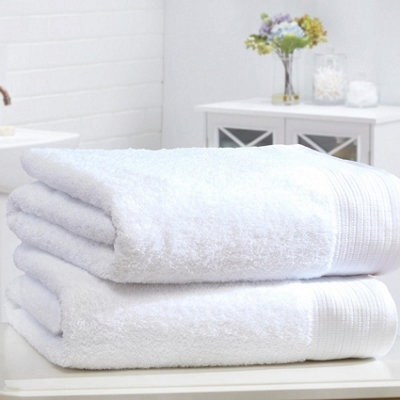 Chatsworth Egyptian Cotton 2 Piece Towel Bale - White