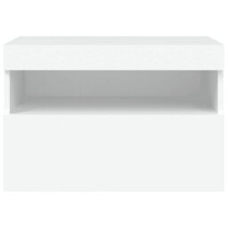 Vidaxl Tv Wall Cabinet With Led Lights White 60X30X40 Cm - thumbnail 9