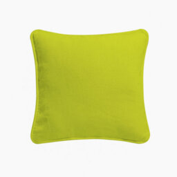 Chilimilii Cushion Covers 100% Cotton Plain Dyed Zip Pipe Edge Home Sofa Decor (45X45 Cm) - thumbnail 2