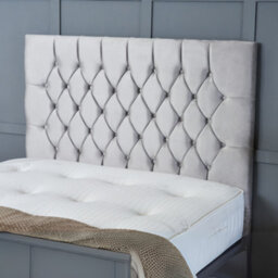 Bsspoke Mulberry Ottoman Divan Bed Steel Plush Velvet 54Inch Headboard & Footboard No Mattress 3Ft 4Ft 4Ft6 5Ft 6Ft - thumbnail 2