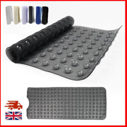Divchi Shower Bath Mat Non Slip Anti Mould & Mildew With Strong Suction Cups Grip And Drain Holes Grey 40X100Cm - thumbnail 5