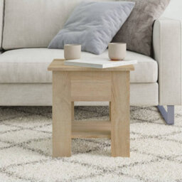 Berkfield Coffee Table Sonoma Oak 40X40X42 Cm Engineered Wood - thumbnail 3