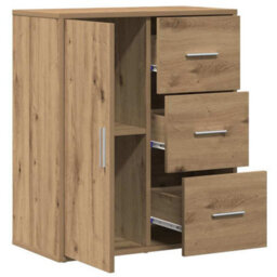 Walplus Sideboard Artisan Oak 60 X 31 X 70 Cm Engineered Wood - thumbnail 5