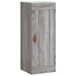 Berkfield Highboard Grey Sonoma 34.5X34X180 Cm Engineered Wood - thumbnail 7