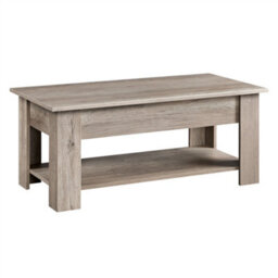 Yaheetech Lift Top Coffee Table With Hidden Compartment And Open Shelf Grey - thumbnail 3
