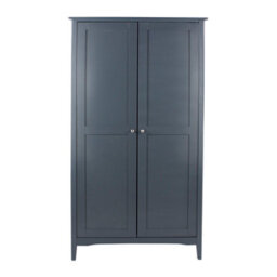 Core Products Como 2 Door Midnight Blue Wardrobe, H182.0Cm X W94.5Cm X D52.0Cm - thumbnail 2