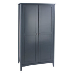 Core Products Como 2 Door Midnight Blue Wardrobe, H182.0Cm X W94.5Cm X D52.0Cm - thumbnail 3