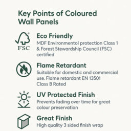 Jōbū Jobu Acoustic Wall Panels In Rainforst Green With Black Backing 240Cm X 60Cm - thumbnail 5