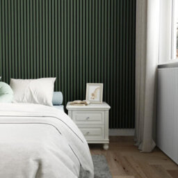 Jōbū Jobu Acoustic Wall Panels In Rainforst Green With Black Backing 240Cm X 60Cm - thumbnail 2