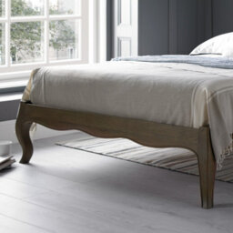 French Country Antique Loire Rattan Oak Bed Frame - Lfe - Super King Size 6Ft Bed Frame Only - thumbnail 3