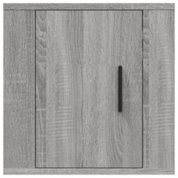 Berkfield Wall Mounted Tv Cabinet Grey Sonoma 40X34,5X40 Cm - thumbnail 5