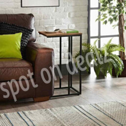 Spot On Dealz Sofa Side Table Living Room End Tables C Table Slim Smart Table Wooden Coffee Tea Table Bedroom Office Shelving Unit Oak - thumbnail 4