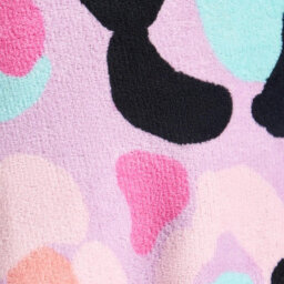 Ohs Kids Leopard Wearable Hooded Fleece Blanket - thumbnail 4