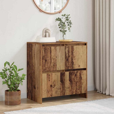 Berkfield Sideboard Old Wood 70 X 41 X 75 Cm Engineered Wood - image 1