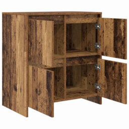 Berkfield Sideboard Old Wood 70 X 41 X 75 Cm Engineered Wood - thumbnail 5