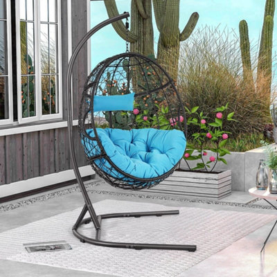 Egg Swing Chair Ultraviolet-Resistant Seat Cushion Hanging Basket - image 1
