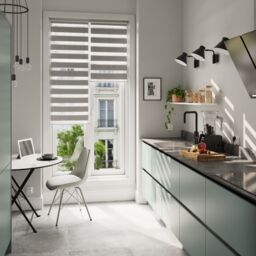GoodHome Brize Corded Mottled Grey Day & Night Roller Blind (W)90Cm (L)180Cm - thumbnail 6