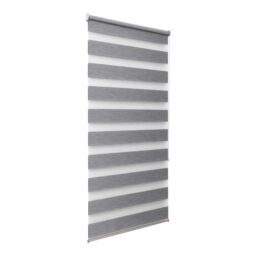 GoodHome Brize Corded Mottled Grey Day & Night Roller Blind (W)90Cm (L)180Cm - thumbnail 3