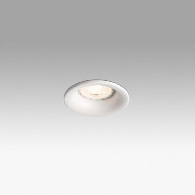 Luminosa Lighting Luminosa Ne 1 Light Round Recessed Spotlight White, Gu10 - image 1
