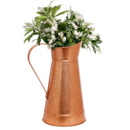 Dibor Traditional Watertight Copper Home Decor Flower Pot Jug Vase - thumbnail 2