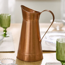 Dibor Traditional Watertight Copper Home Decor Flower Pot Jug Vase - thumbnail 3