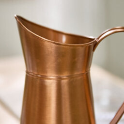 Dibor Traditional Watertight Copper Home Decor Flower Pot Jug Vase - thumbnail 4