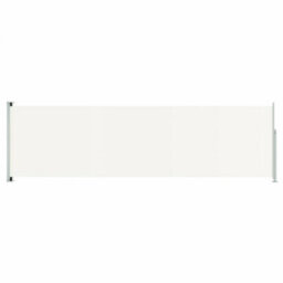 Walplus Patio Retractable Side Awning Garden Sun Shade Canopy Gazebo For Back Door, Porch, Patio 180X600 Cm Cream - thumbnail 2