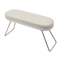Living And Home White Wooden Dressing Table Mirror Desk With 4 Castors And Dust Collector - thumbnail 7