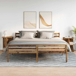 Berkfield Bedside Tables 2 Pcs Old Wood 46.5X29X61 Cm Engineered Wood - thumbnail 3