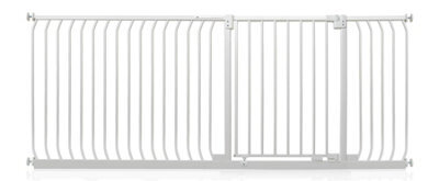Safetots Elite Pressure Safety Gate, 198Cm - 207Cm, Matt White, Pressure Fit Stair Gate - image 1