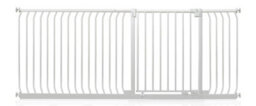 Safetots Elite Pressure Safety Gate, 198Cm - 207Cm, Matt White, Pressure Fit Stair Gate - thumbnail 1
