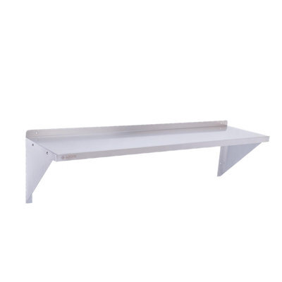 eZone Stainless Steel Wall Shelf 1200X300mm Commercial Catering Kitchen Storage - image 1