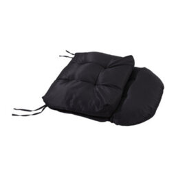 Living And Home Black Garden Chair Seat Pad Cushion Waterproof Outdoor Bench Swing Chair Egg Chair Seat Cushion 125Cm L X 53Cm W - thumbnail 5