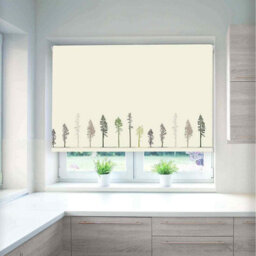 Lister Cartwright Tree Blackout Roller Blinds Child Safety Included - Green, 120 X 140 Cm - thumbnail 2