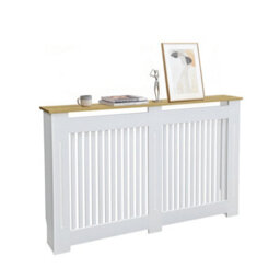 Fativo Vertical Radiator Cover Grill Shelf Cabinet Mdf Wood Modern Traditional Furniture (H 925 X W 1520 X D 200 mm) - thumbnail 3