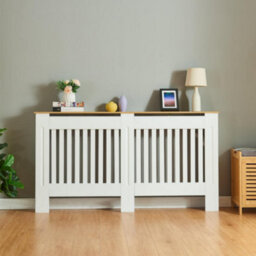 Fativo Vertical Radiator Cover Grill Shelf Cabinet Mdf Wood Modern Traditional Furniture (H 925 X W 1520 X D 200 mm) - thumbnail 6