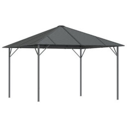 Berkfield Gazebo With Roof 3X3 M Anthracite - thumbnail 2