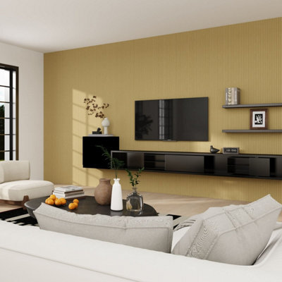 Jōbū Jobu Small Fluted Wall Panels In Natural Oak  240Cm X 60Cm (5 Pack) - image 1