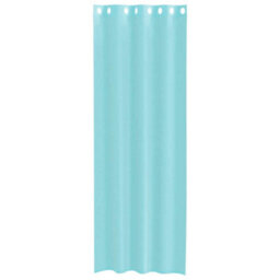 Berkfield Durable Voile Curtains With Grommets 2 Pcs Turquoise - thumbnail 4