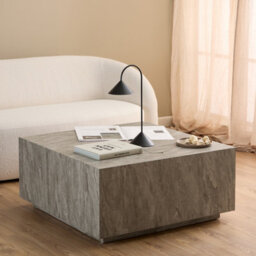 Furniture To Go Dice Square Coffee Table In Grey Marble 90X90X42Cm - thumbnail 3