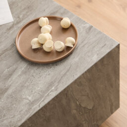 Furniture To Go Dice Square Coffee Table In Grey Marble 90X90X42Cm - thumbnail 4